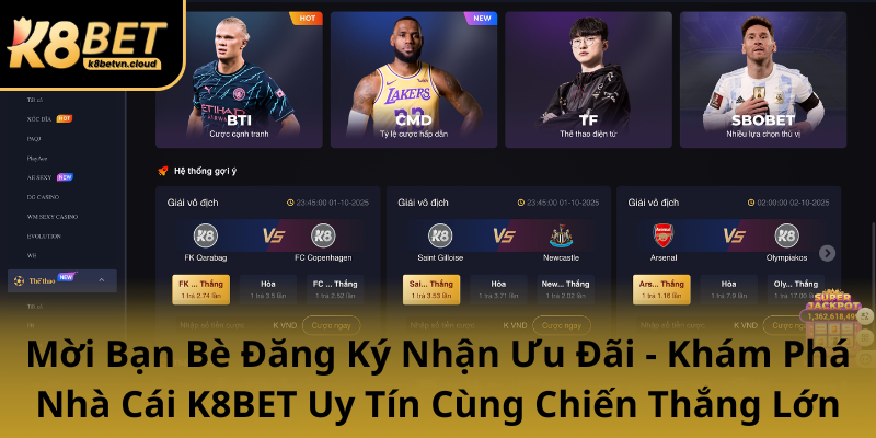 Moi Ban Be Dang Ky Nhan Uu Dai Kham Pha Nha Cai K8Bet Uy Tin Cung Chien Thang Lon0